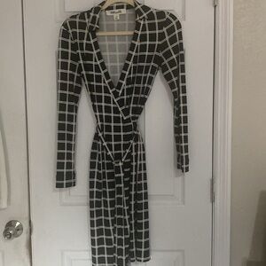 DVF Wrap silk dress
